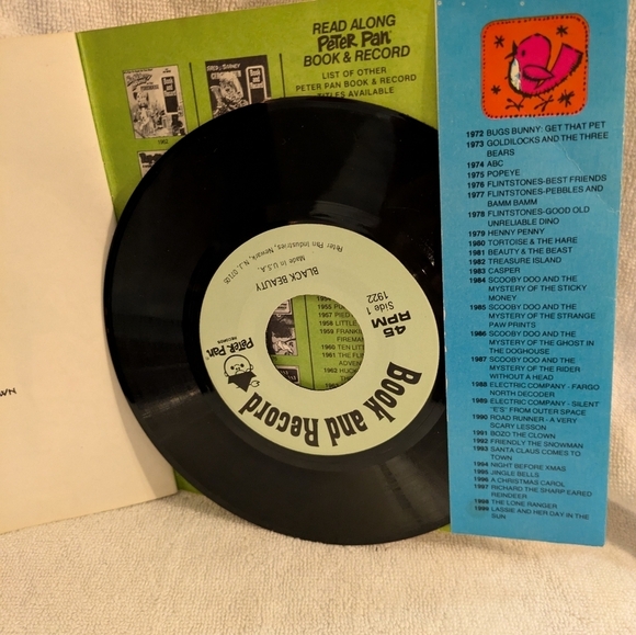 Black Beauty Book and Record Set - Picture 5 of 6